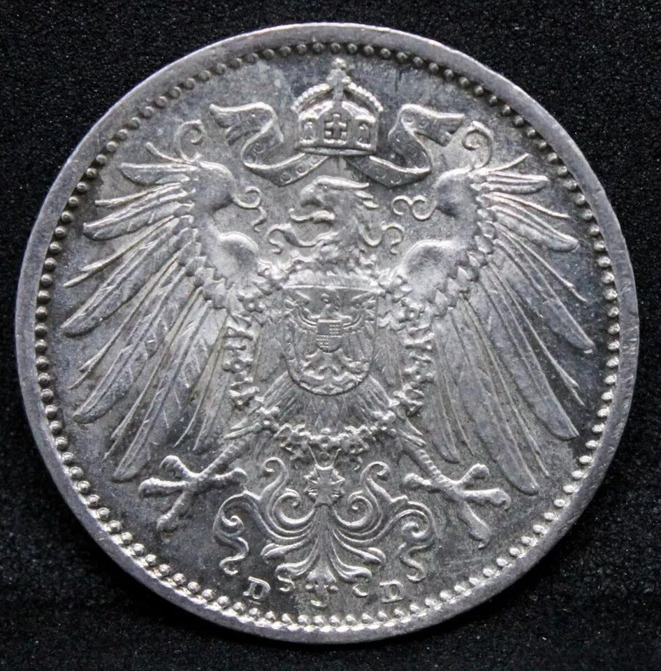 1 Mark 1914 -D German Empire. Wilhelm II. KM-14 UNC #2