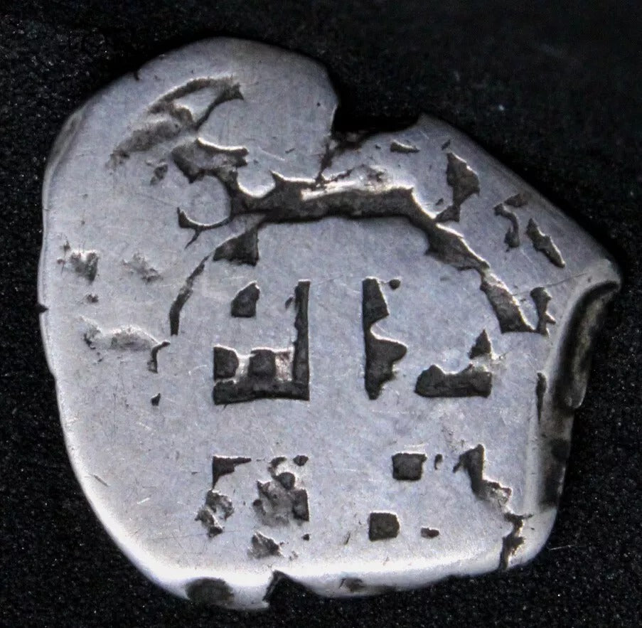 1 Real 1763 PV. Charles III Bolivia Mint COB coinage. Good.