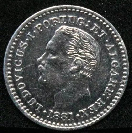 1881 Oitavo De Rupia 1/8 Rupee, Portuguese India, Goa, UNC
