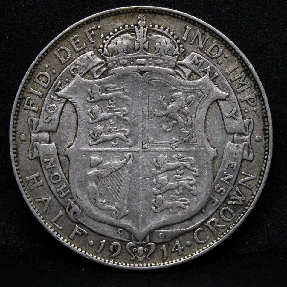 1/2 Crown 1914, Great Britain George V. S.4011.