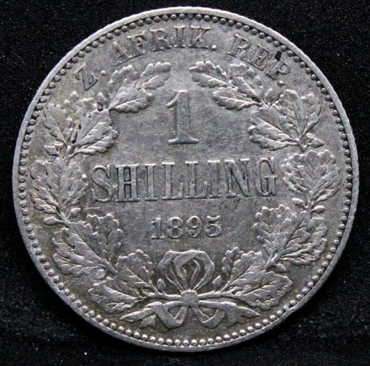 1895 shilling (Zuid Afrikaansche Republiek) - South Africa, nEF KM-5