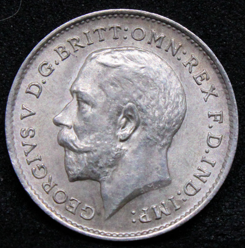 1911 3 pence, George V. S.4011 UNC