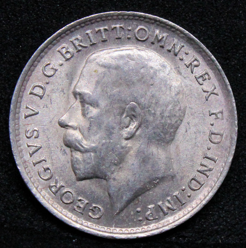 1920 3 pence, George V. S.4029 UNC