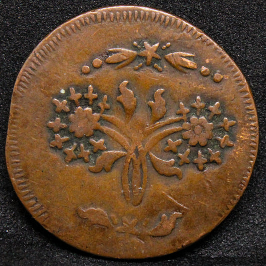 Farthing token - Harrison 18th century Scotland Lothian Edinburgh D&H#86