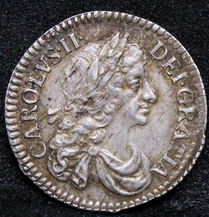 1668 ENGLAND 2 PENNY BULL-675 ESC-2170 PATTERN CHARLES II - MAUNDY .NG.C MS 64+ SOLD..