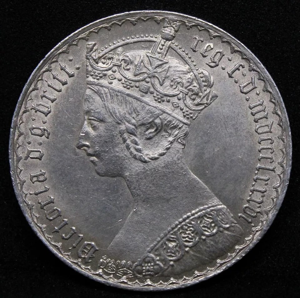 1 flor.in 1886, Queen Vicrtoria-Gothic Portrait. S.3900. UNC SOLD..