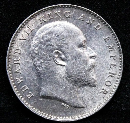1906 India-British 2 Annas George V KM 505 UNC