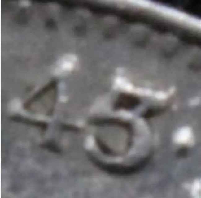 3 pence 1945 over 3(1945/3), South Africa George VI. KM-26. EF