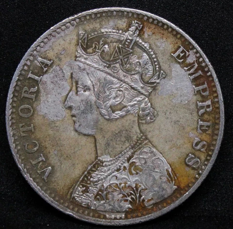 1893-B rupee Victoria India-British KM 492
