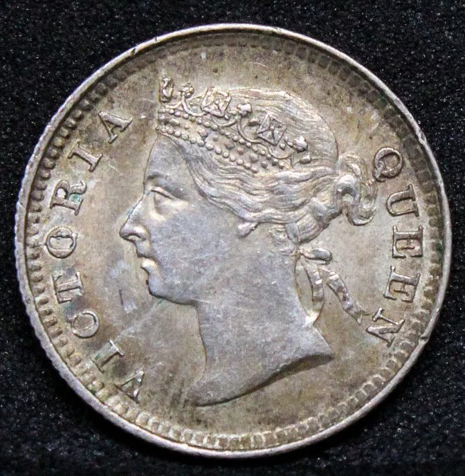 5 Cents 1885 Hong Kong, Victoria. KM-5 EF