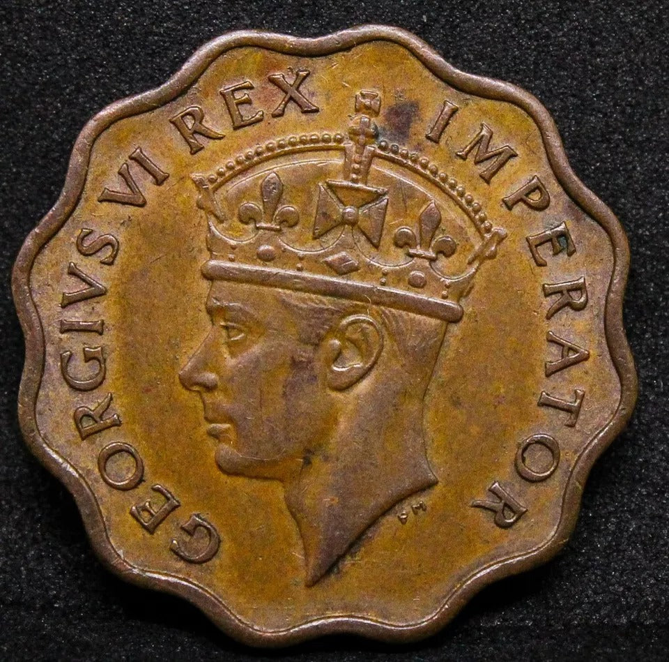 1943 Piastre, Cyprus. King George VI. AUNC