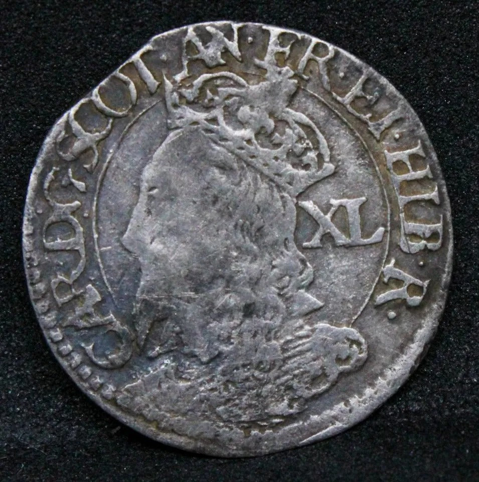 Charles I (1625-1649), Third coinage, Falconer’s First issue, Forty Pence Scotland