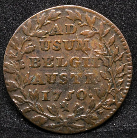 1 Liard/Oord 1750, Austria. Maria Theresia. KM-2