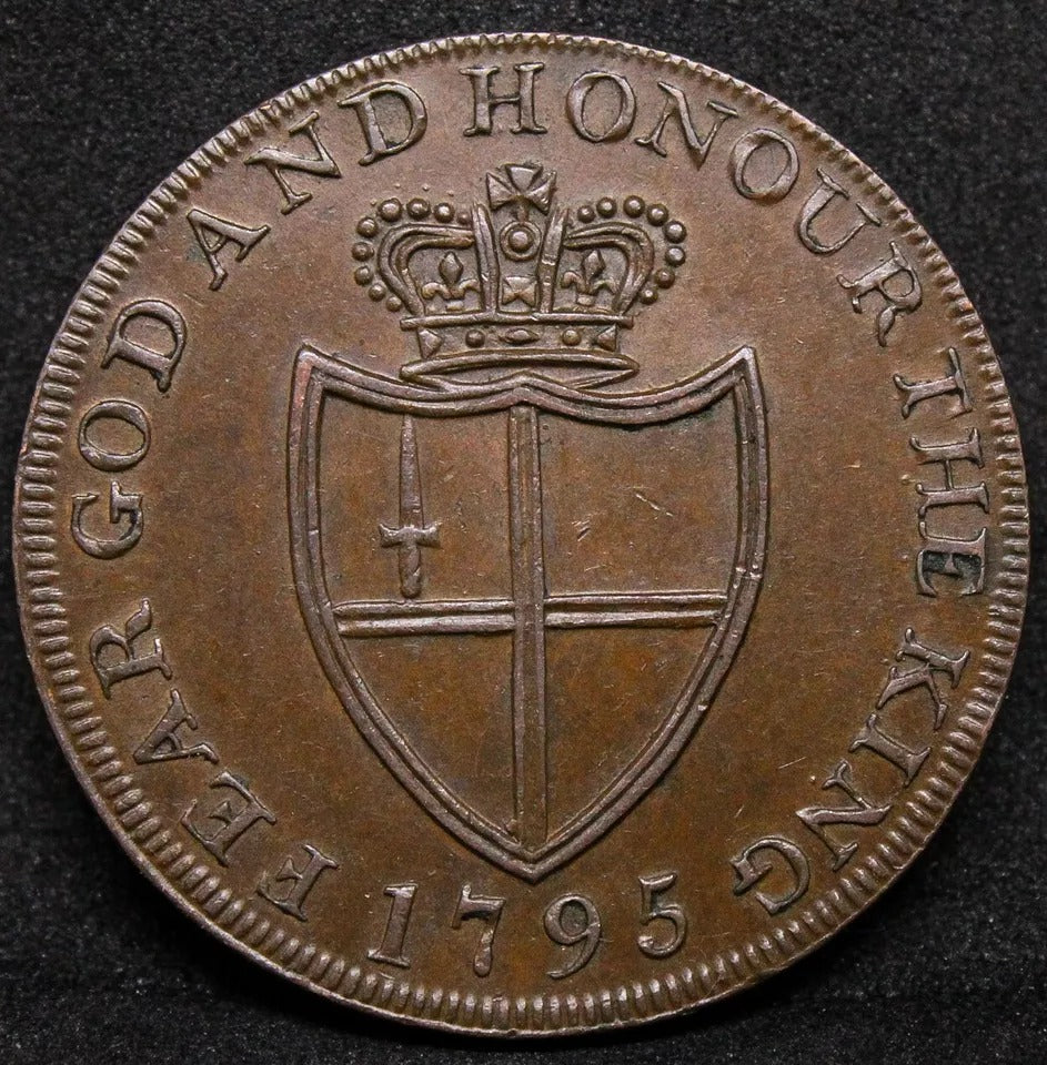 William Williams, Copper Halfpenny, 1795, (D&H Middlesex 915) Token