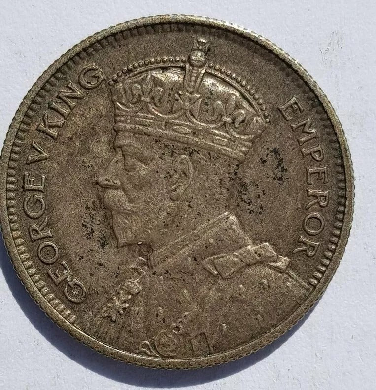 1935 Sixpence New Zealand George V UNC, low mintage 560k