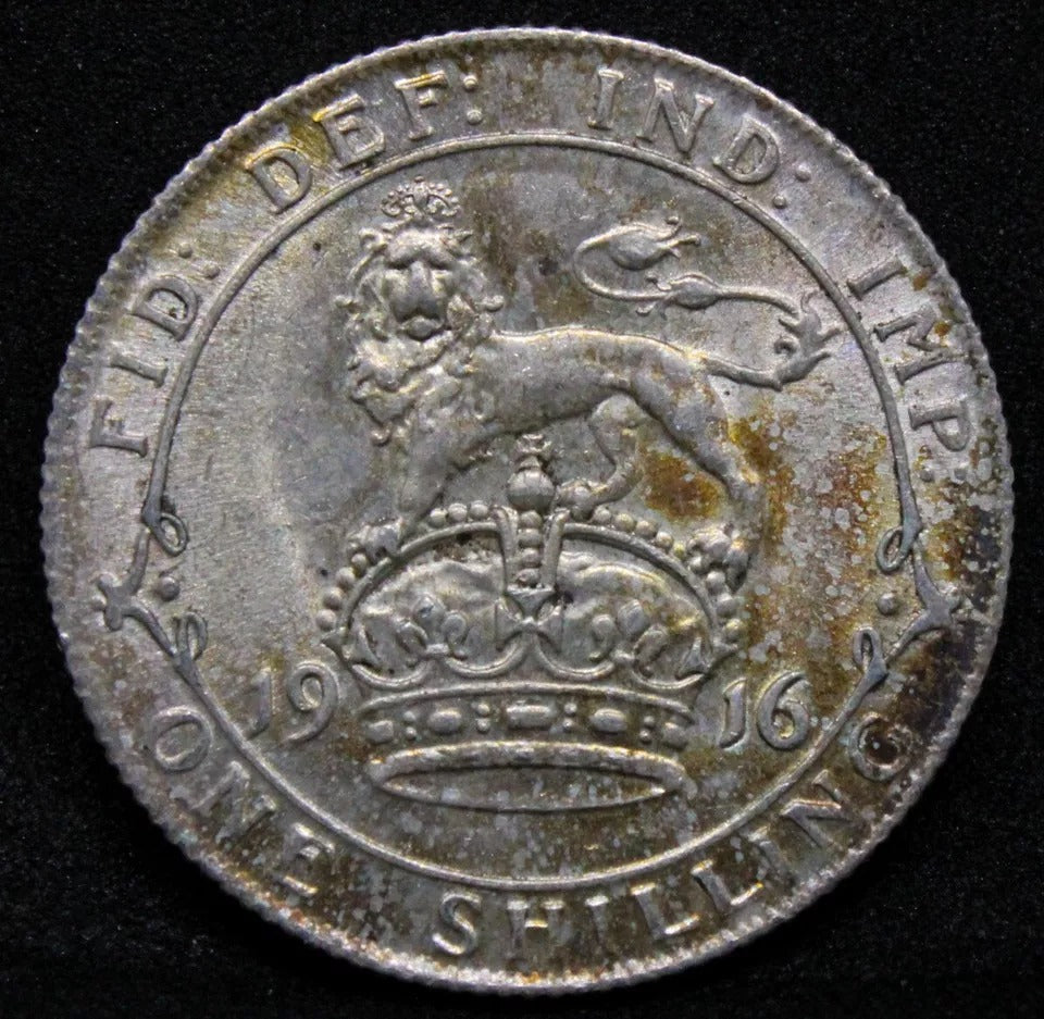 1  Shilling, 1916 George V, S.4013 UNC #2