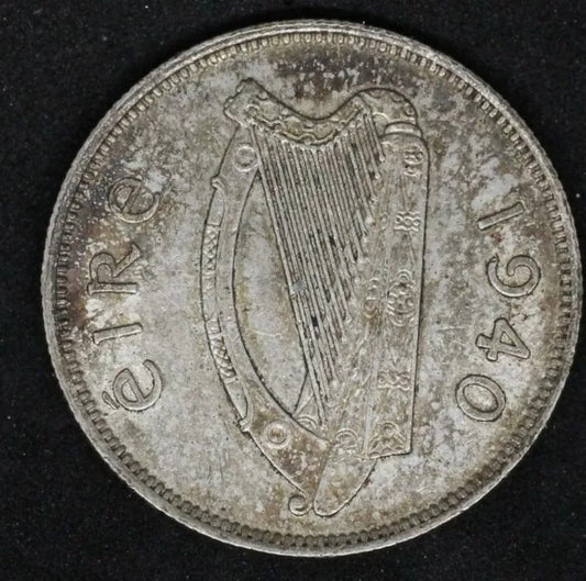 Ireland florin 1940 UNC rare low mintage 670,000