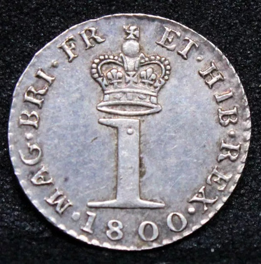 1 Penny 1800, Maundy Issue, King George III. S.3761 UNC