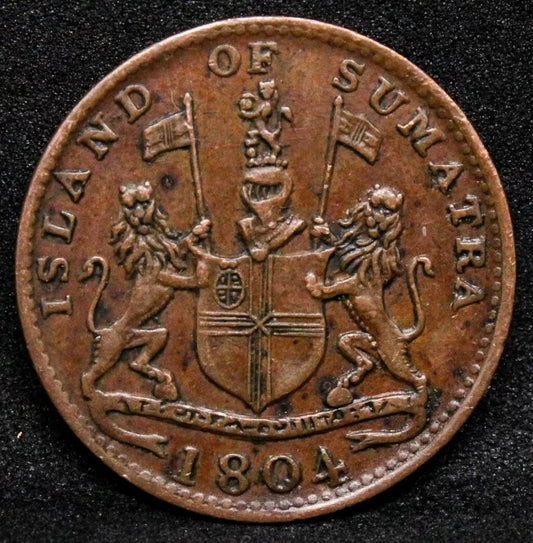 1804/1219 Netherlands East Indies SUMATRA, ISLAND OF Keping KM# Tn1. EF