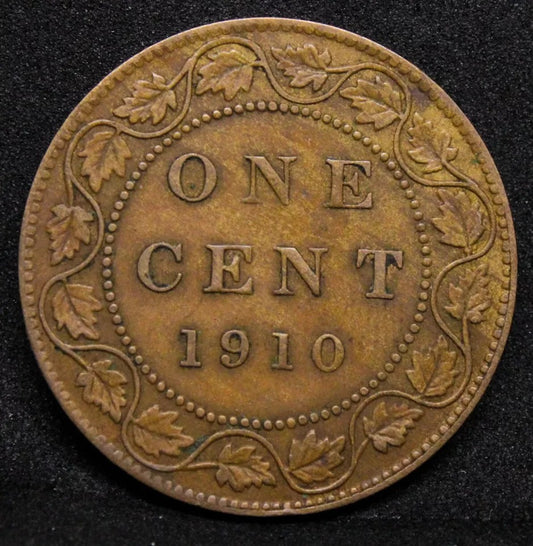 1 cent 1910. King Edward VII. Canada. KM-8