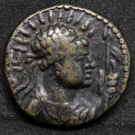Kushan King of India: Vima Takto (Soter Megas). AE Tetradrachm. VF