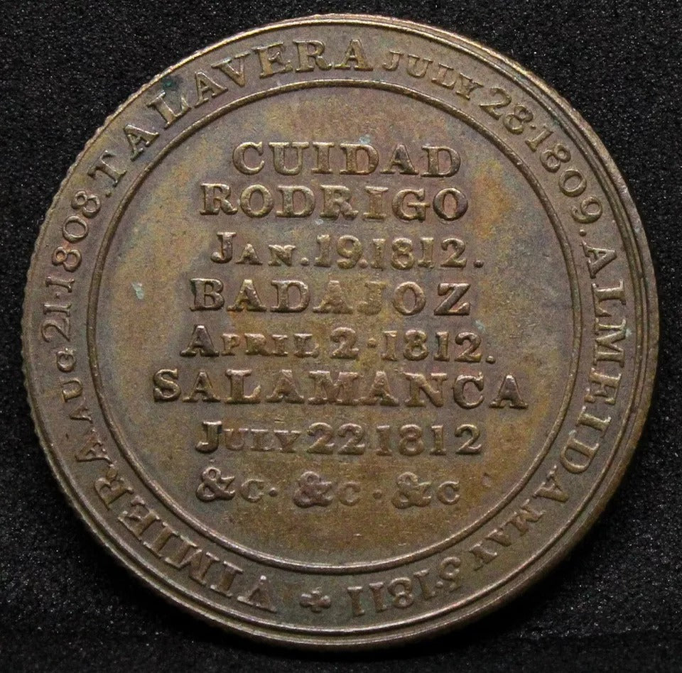 ½ Penny nd(1812) Wellington Peninsular token to Salamanca