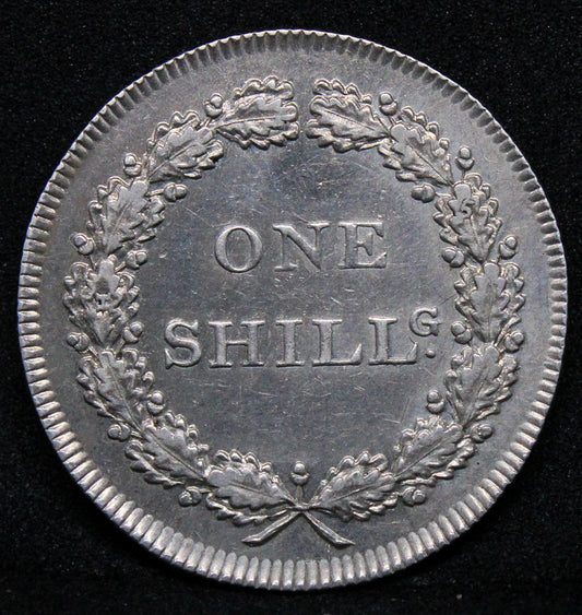 Fazeley  12 pence/shilling silver trade token 1811. D.8