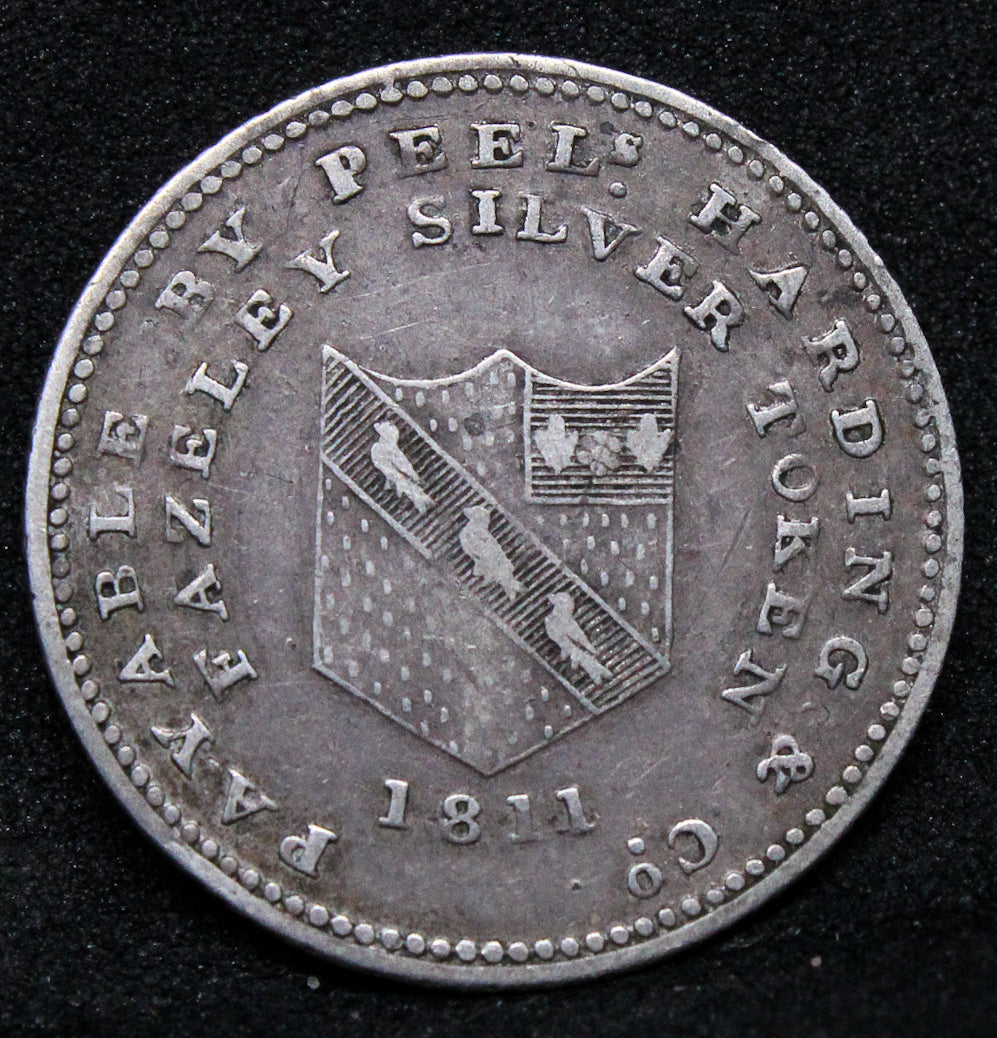 Fazeley  6 pence silver trade token 1811. D.6