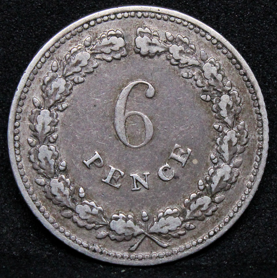 Fazeley  6 pence silver trade token 1811. D.6
