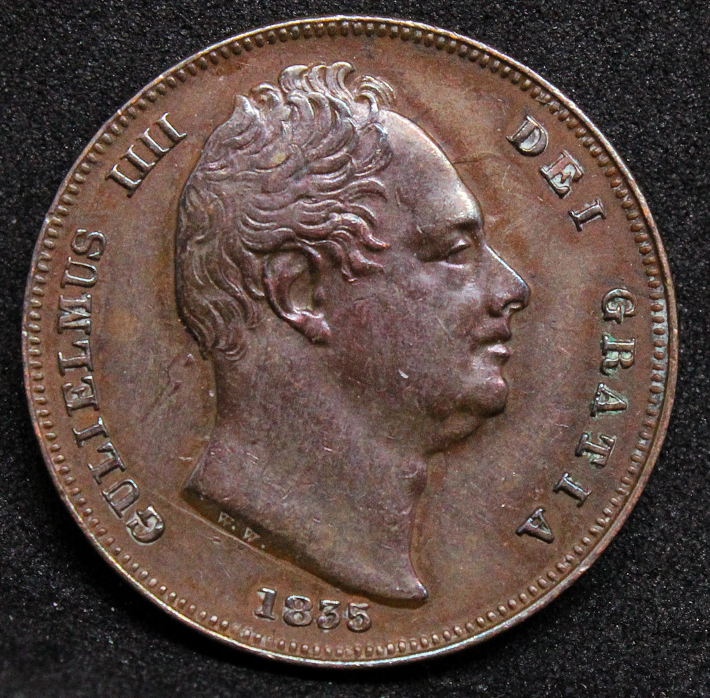 1835 Farthing , William IIII. S.3848.