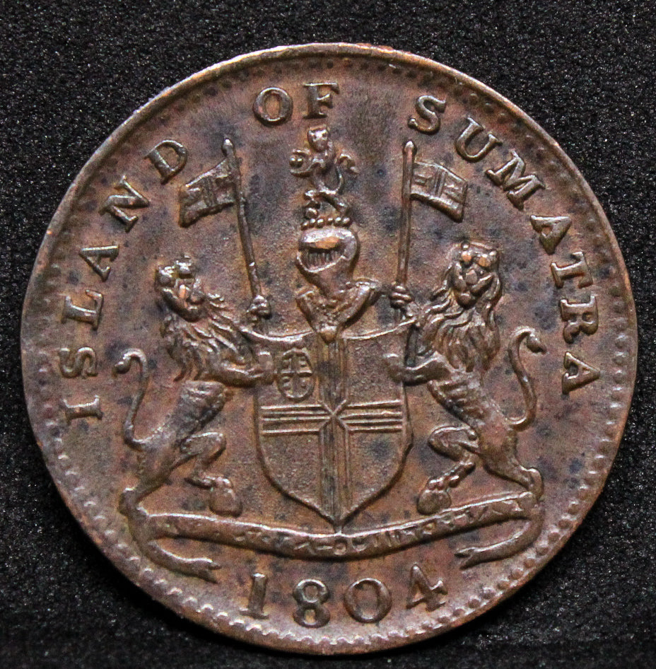 1804/1219 Netherlands East Indies SUMATRA, ISLAND OF Keping KM# Tn1. EF #2