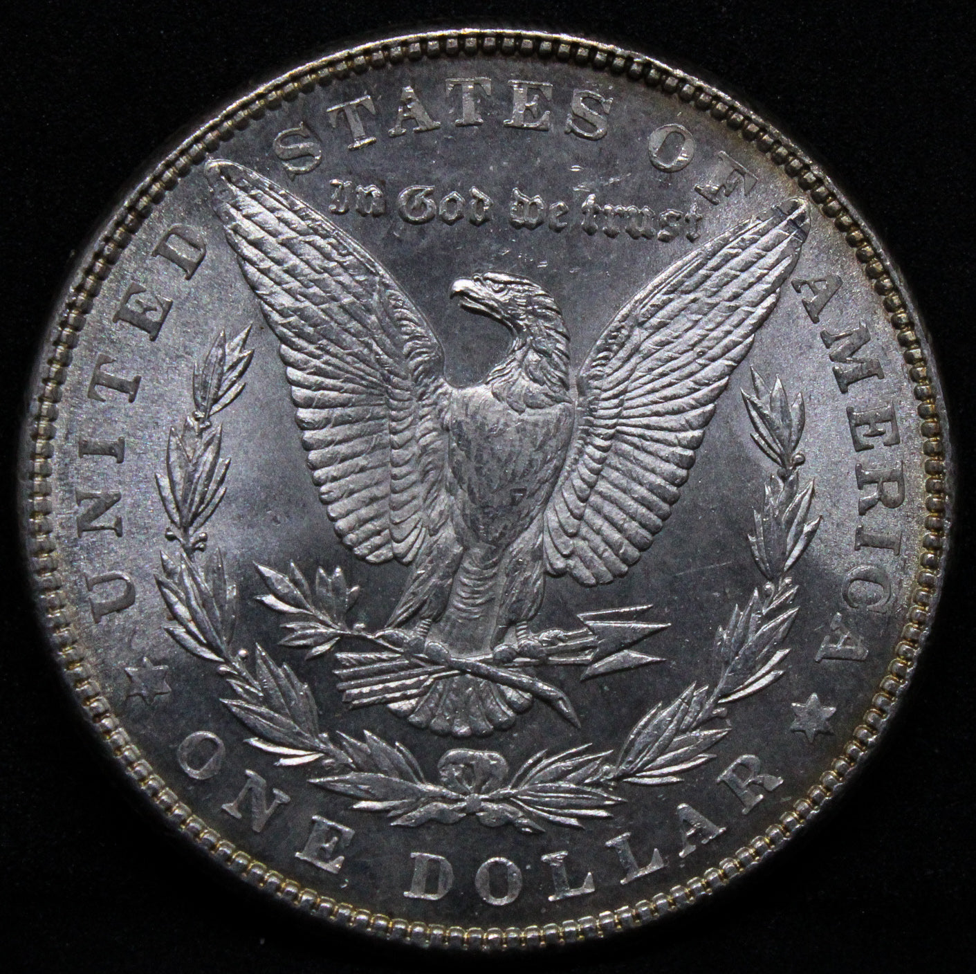 1886  Morgan Dollar $1, United States America Coin, USA Silver Coin.UNC