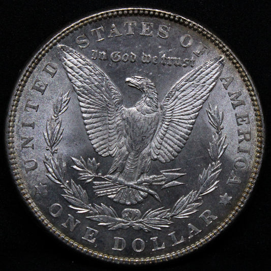 1886  Morgan Dollar $1, United States America Coin, USA Silver Coin.UNC