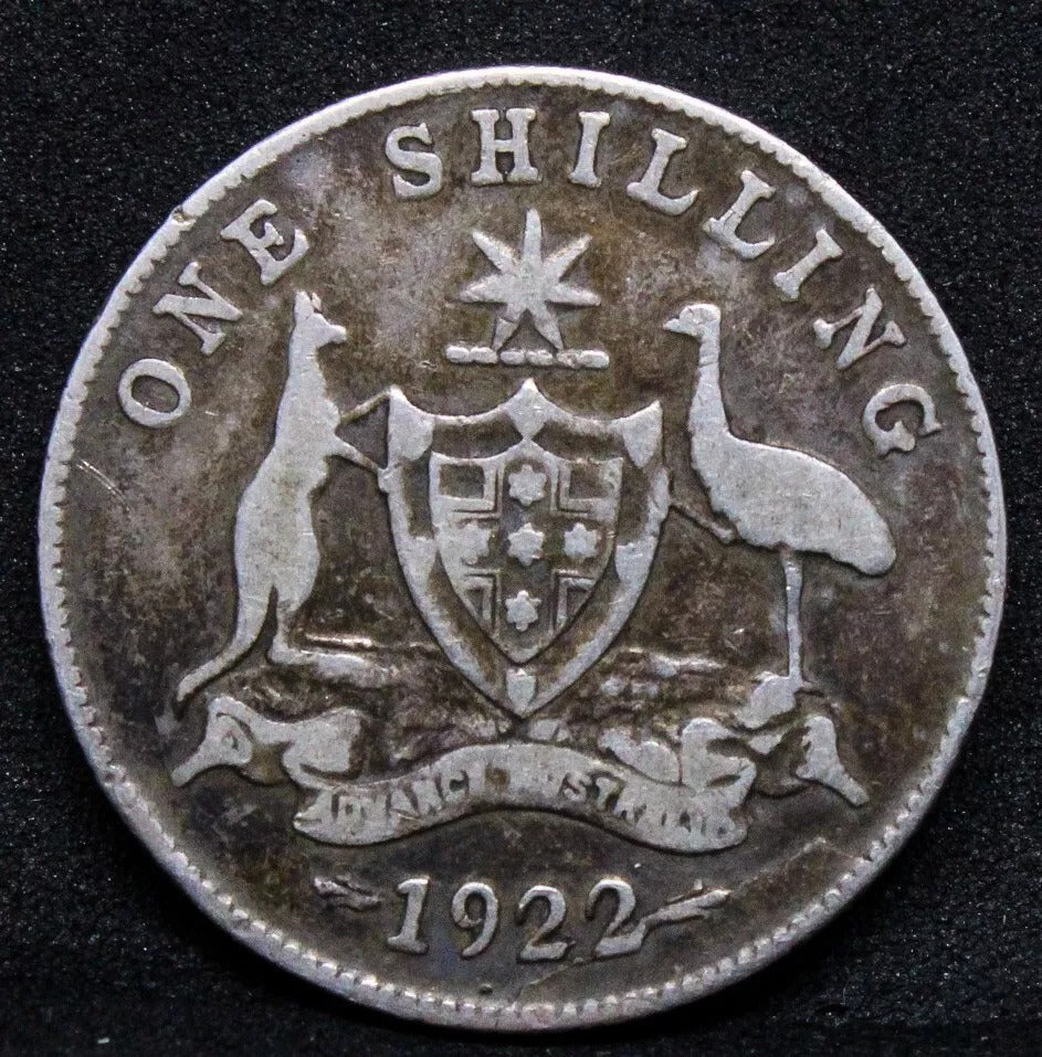 1 Shilling 1922, George V. Australia. KM-26