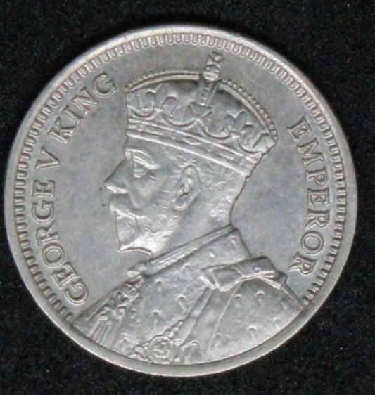 1933 Sixpence New Zealand George V UNC