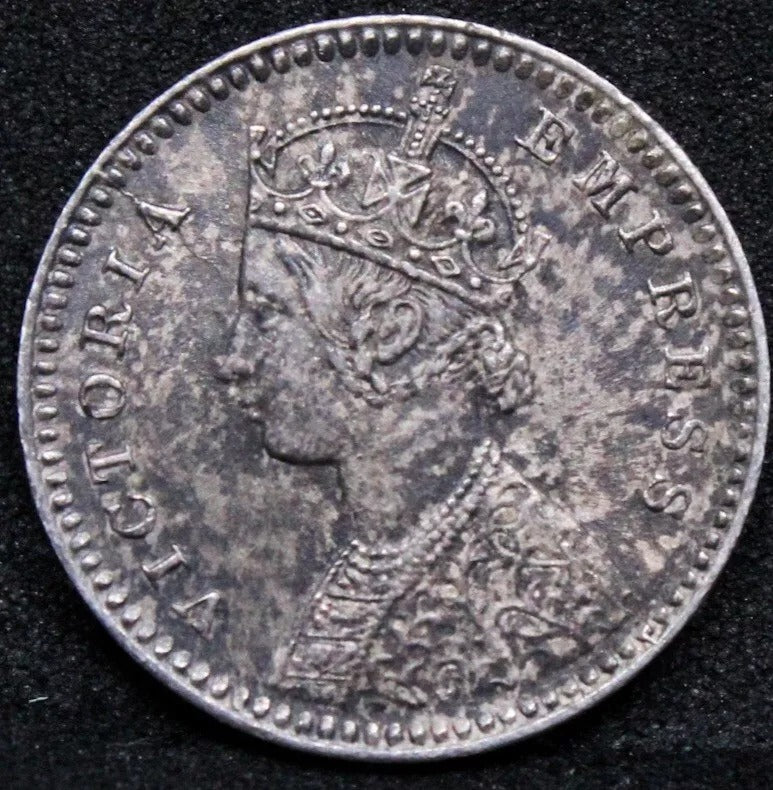 1888 Victoria India-British 2 Annas KM 488 UNC