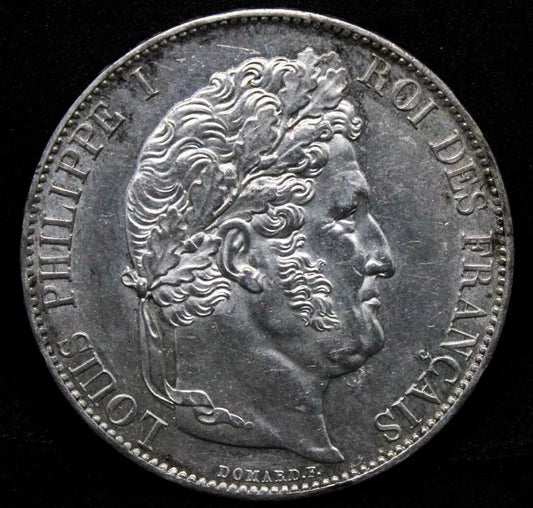 1846-BB(Strasbourg) 5 francs, France Louise Philippe I UNC, KM-749.3, 800k made