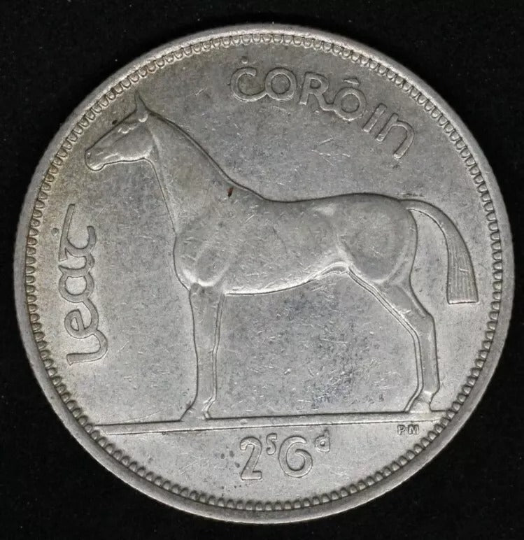 1940 Ireland 1/2 Crown EF