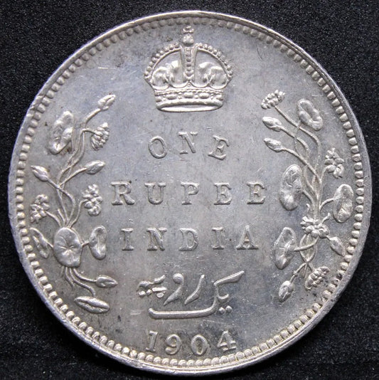 1904 rupee Edward VII India-British Rupee KM 508 UNC