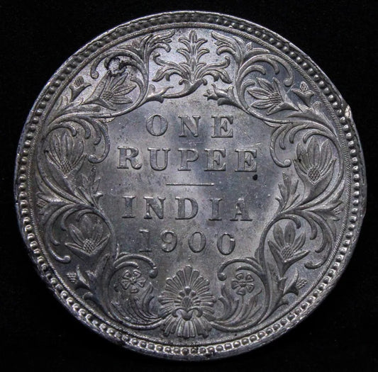 1900-B Victoria India-British Rupee KM 492 UNC