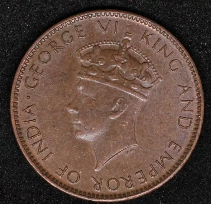 1940 1 Cent, Ceylon Geoege VI. GEF KM-111