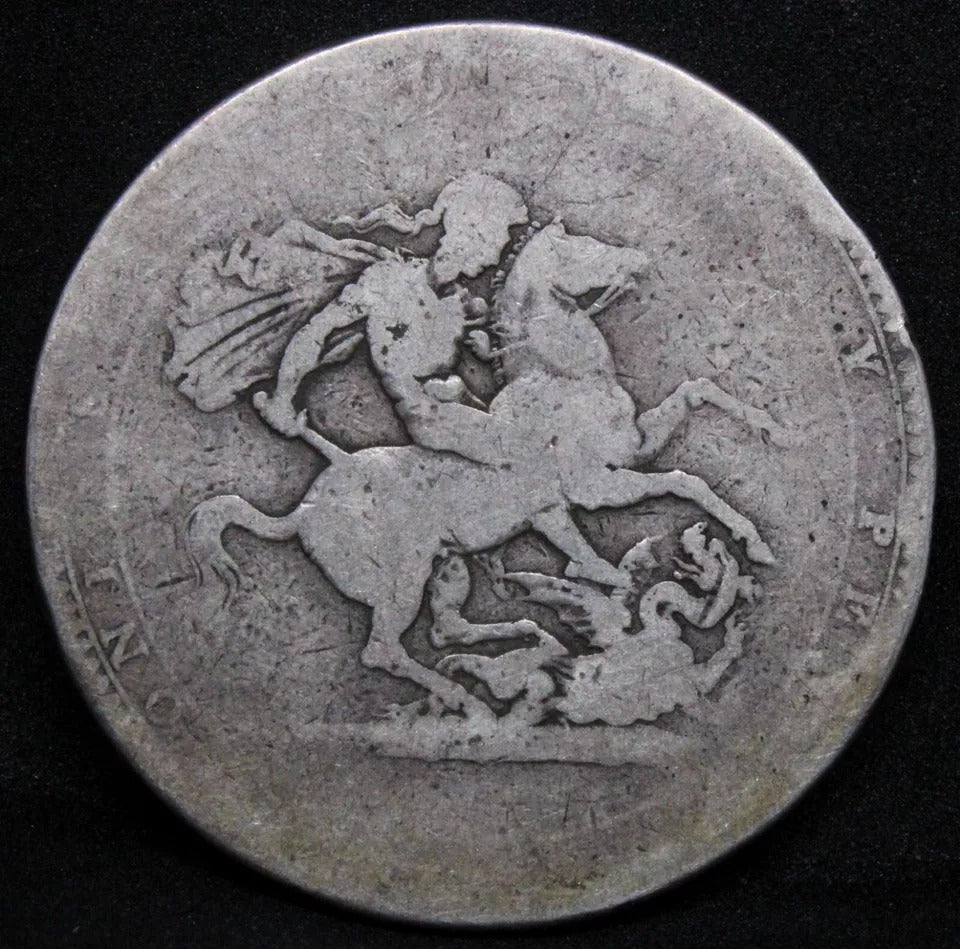 1 Crown 1819 LX edge (rare var) Great Britain George III. S.3787. Fine