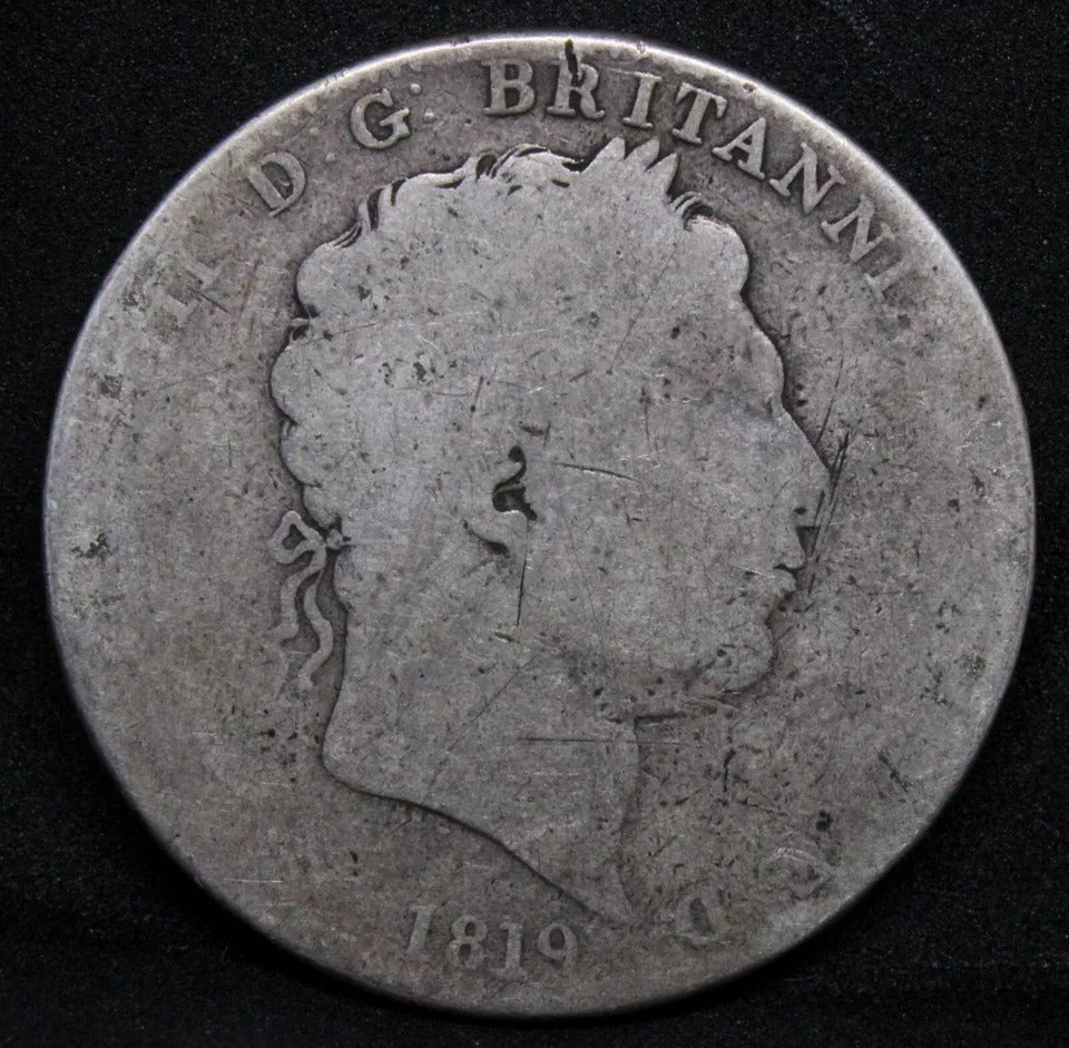 1 Crown 1819 LX edge (rare var) Great Britain George III. S.3787. Fine