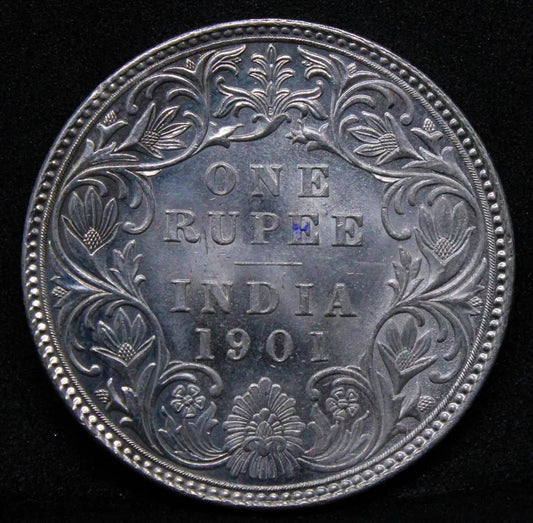 1901-B Victoria India-British Rupee KM 492 UNC #3