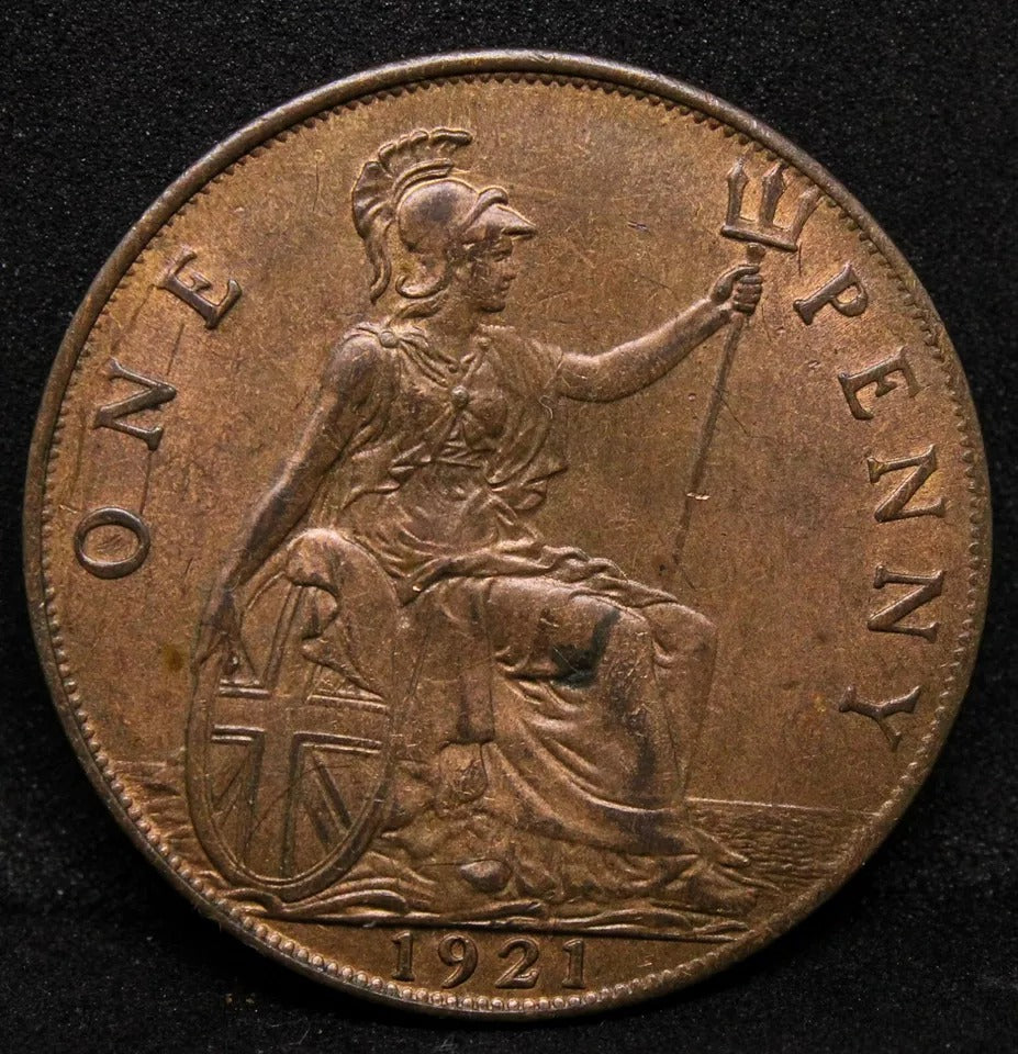 1 penny 1921, George V. S.4051 aUNC