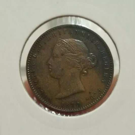 1870 Jersey 1/26th of a shilling Victoria VF