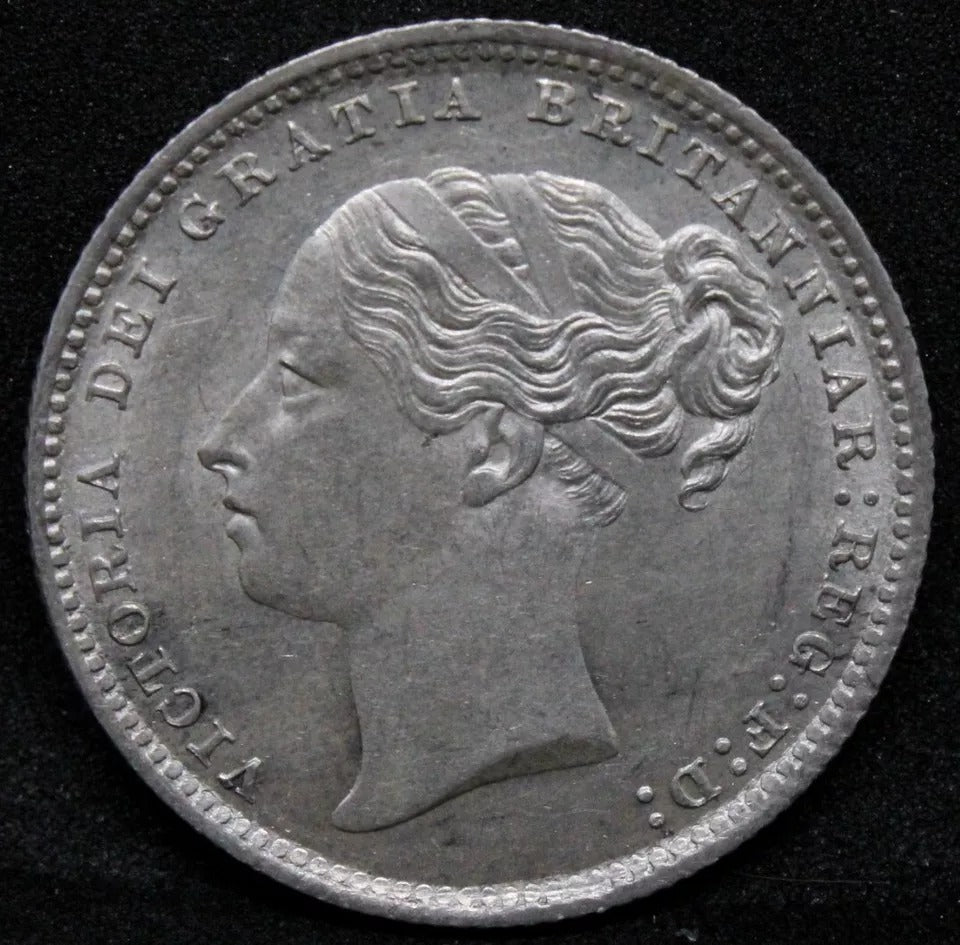 1 Shilling 1886, Queen Victoria Young Head. S.3907. UNC #2