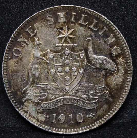 1 Shilling 1910, Australia Edward VII. KM-20. aUNC