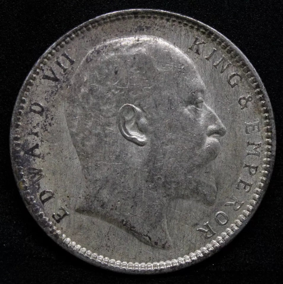 1 rupee 1906-C , Edward VII, KM 508. Silver coin SOLD..
