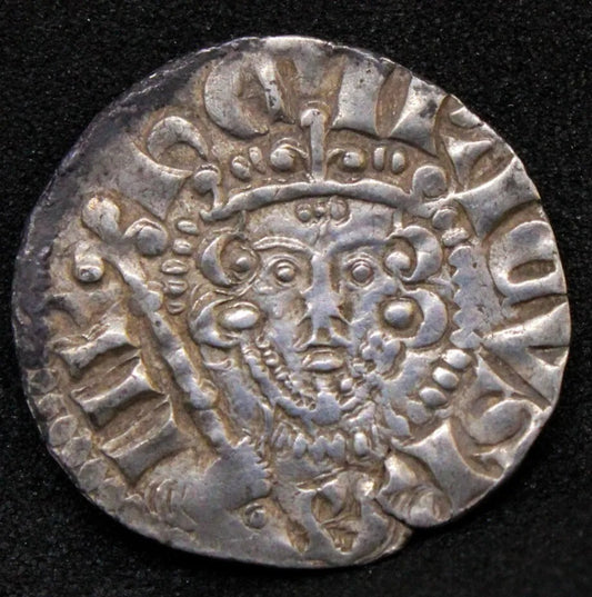 Henry III Penny, Voided Cross, Class 5c2, (1251-1272), Willem Canterbury S.1373 Hammered Silver